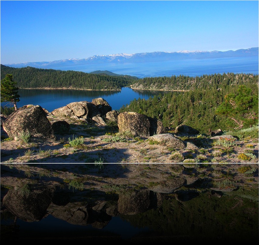 Vue depuis Merlette Lake